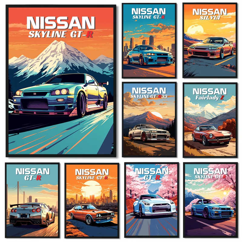 Japanese Lifestyle Gifts - Retro Japanse klassieke jaren 1990 sportwagen