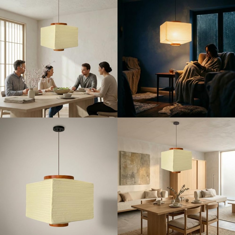 Japanese Lantern Paper - Papieren lantaarnlamp Japanse stijl hanglamp -