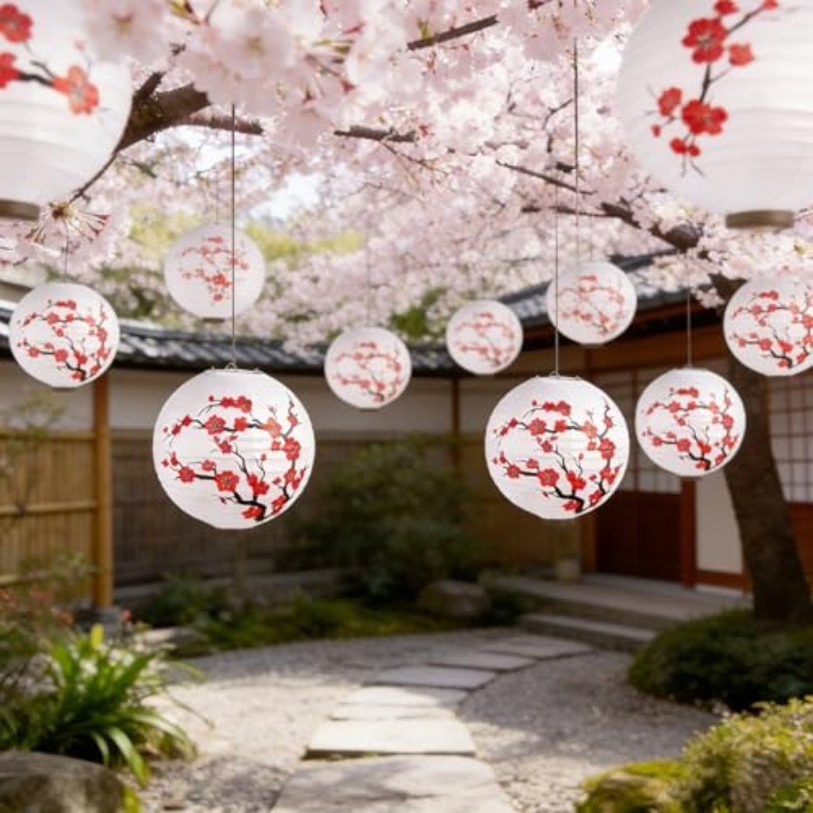 6Pack Chinees Nieuwjaar Decora - Japanese Lantern Paper recensie en prijs