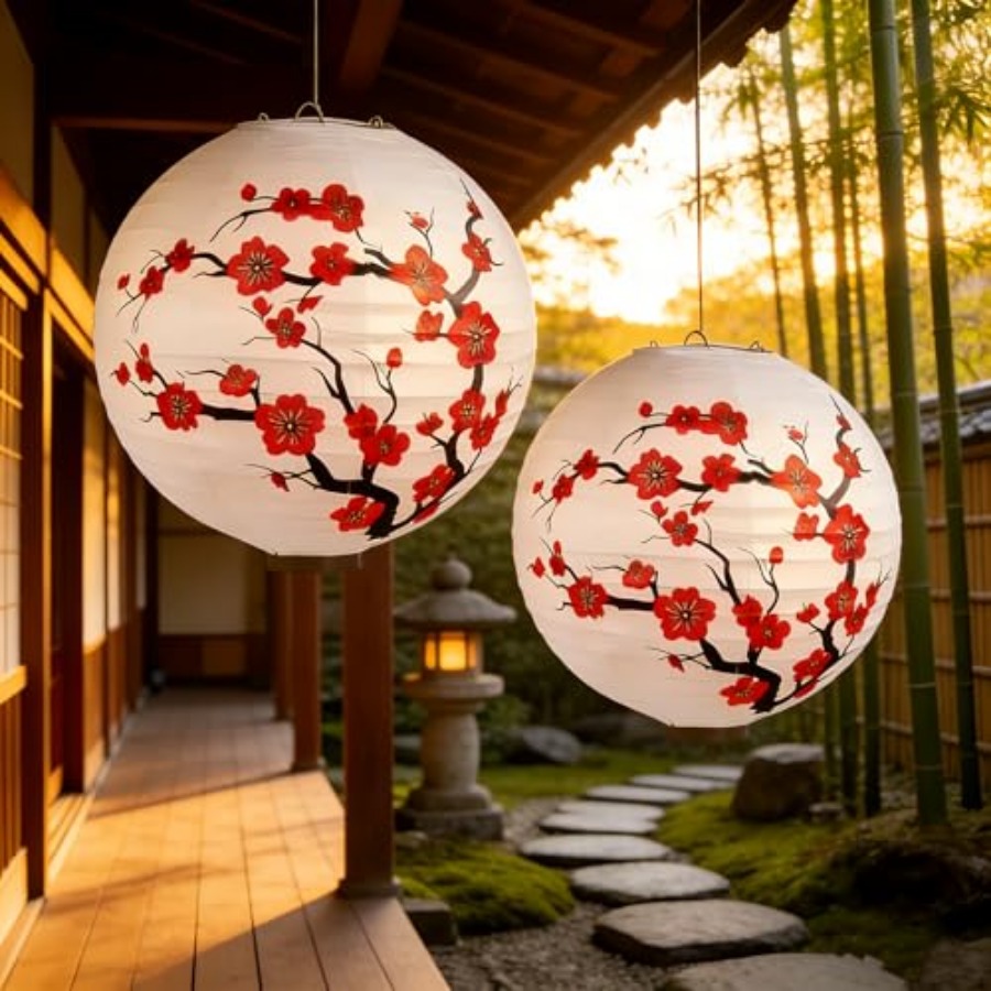 6Pack Chinees Nieuwjaar Decora - Japanese Lantern Paper recensie en prijs