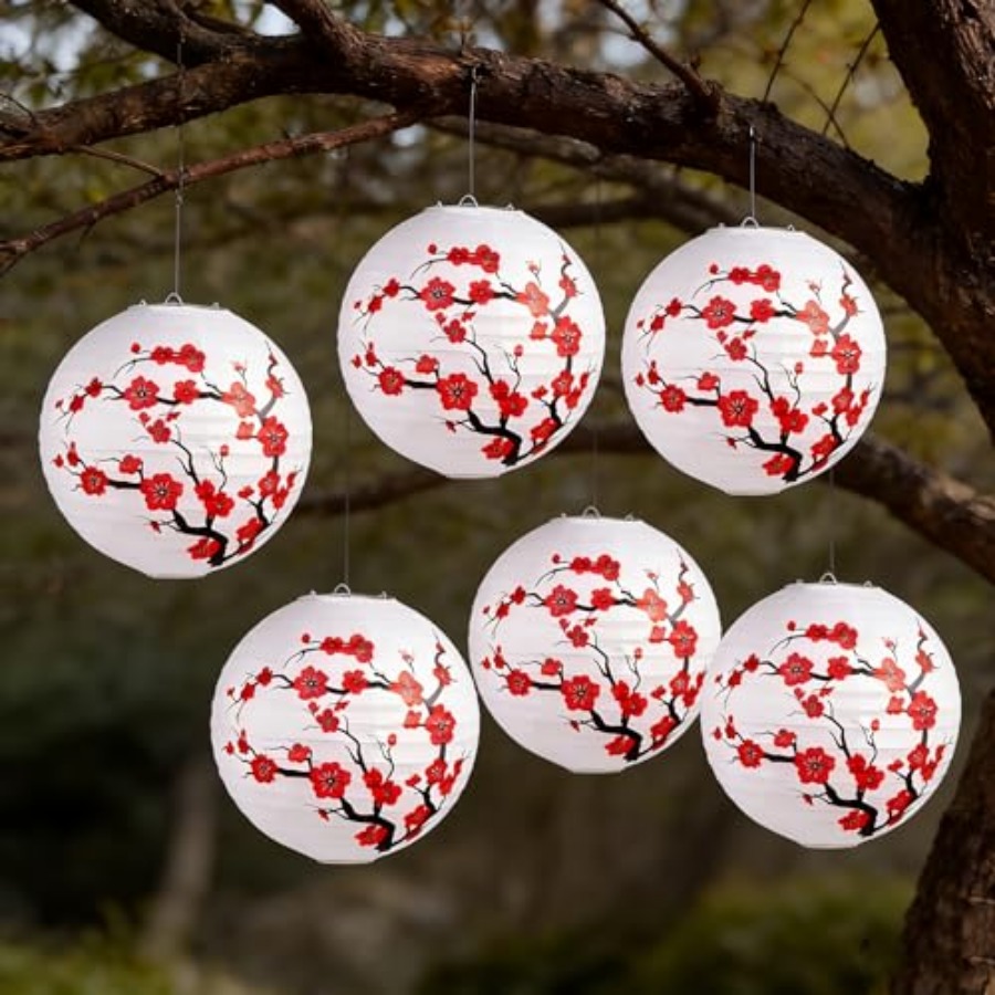 6Pack Chinees Nieuwjaar Decora - Japanese Lantern Paper recensie en prijs